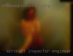 Aircraft for hire inspector/ engineer.